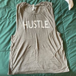 NWOT ”Hustle” tank top